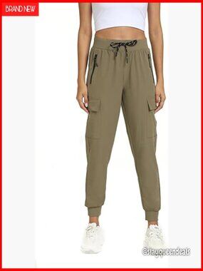 Women's Cargo Pants with Pockets - Lightweight Quick Dry Hiking Pants for Travel